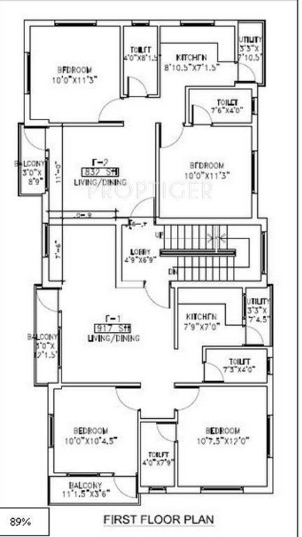 Images for Cluster Plan of Shriram Srishti Apartments