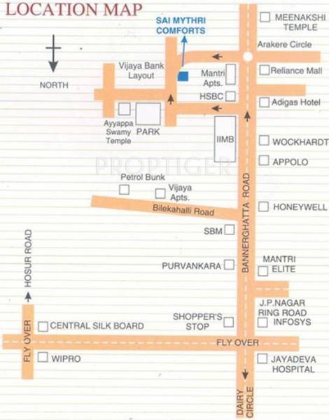 Images for Location Plan of Sai Associates Sai Mytri Comforts