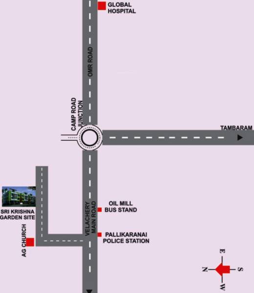 Images for Location Plan of Alankar Sree Krishna Garden Images for Location Plan of Alankar Sree Krishna Garden