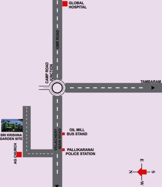 Images for Location Plan of Alankar Sree Krishna Garden