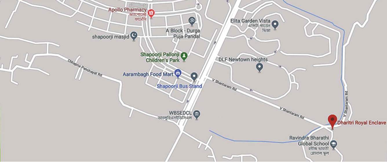  royal enclave Images for Location Plan of Dharitri Royal Enclave Apartment