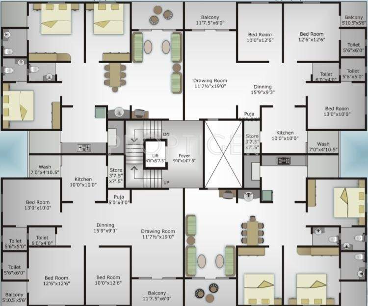 colonials Images for Cluster Plan of Takshashila Colonials