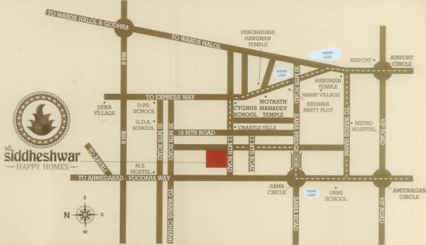 Images for Location Plan of Nyalkaran Shree Siddheshwar Happy Homes