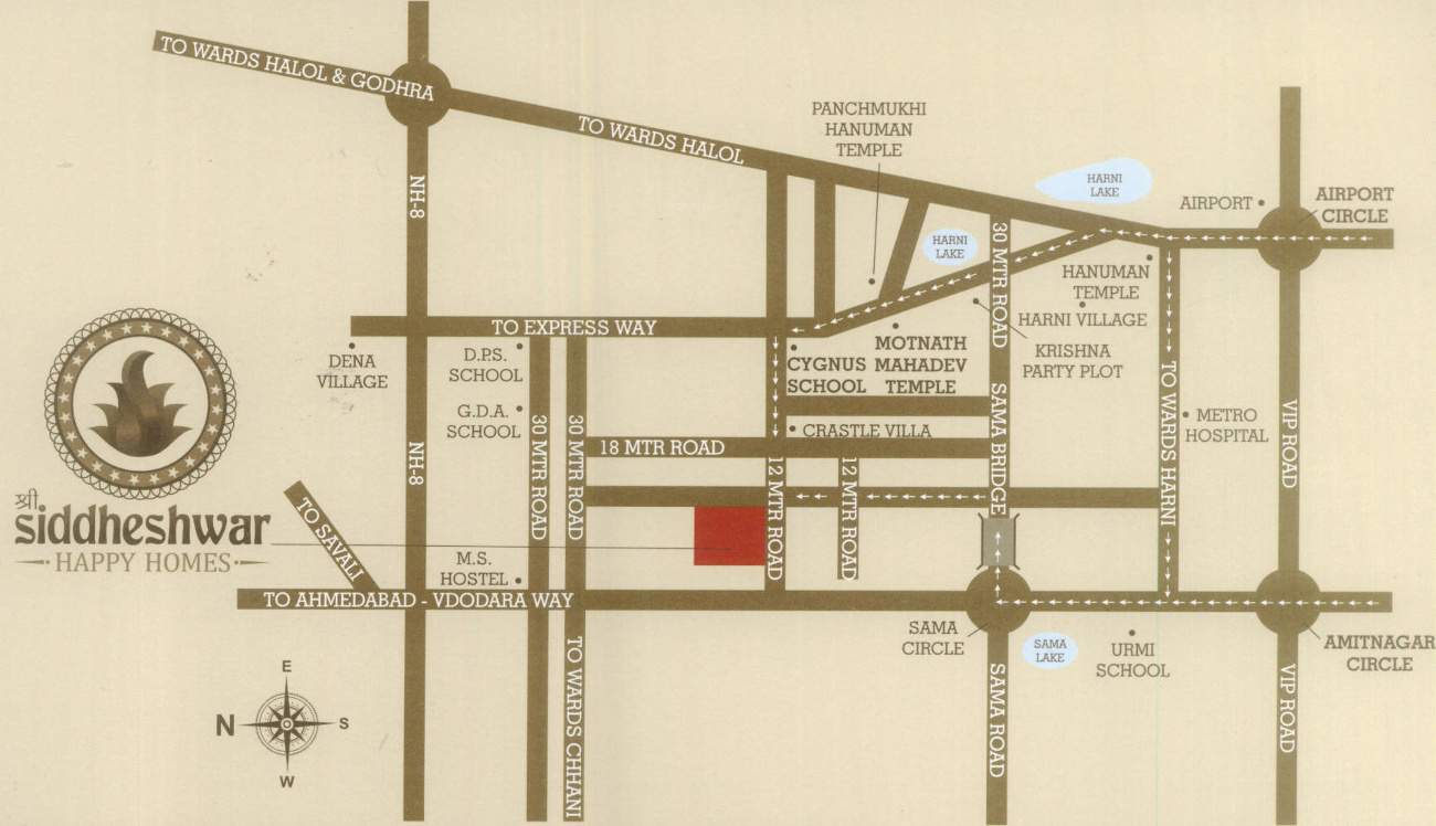 Images for Location Plan of Nyalkaran Shree Siddheshwar Happy Homes