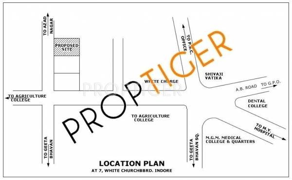 Laxmi Land Developers Surya Darshan Location Plan
