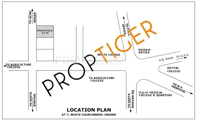 Laxmi Land Developers Surya Darshan Location Plan