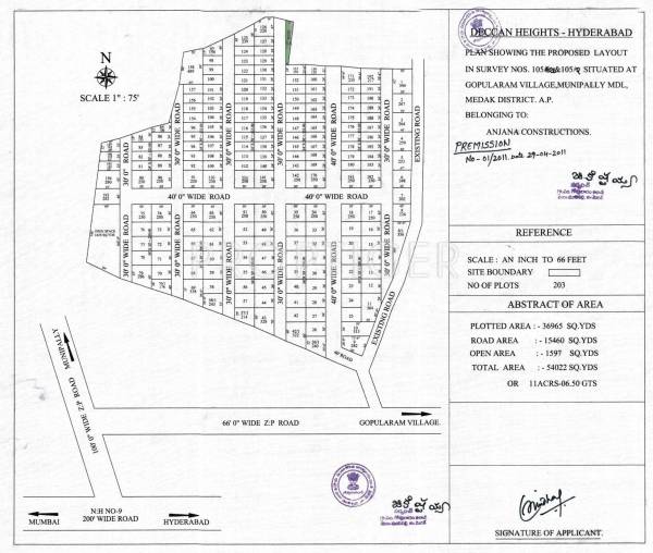 Images for Layout Plan of Anjana Deccan Heights Images for Layout Plan of Anjana Deccan Heights