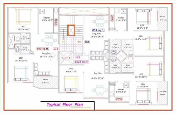 Images for Cluster Plan of Laxmi Land Developers Ganga Avenue