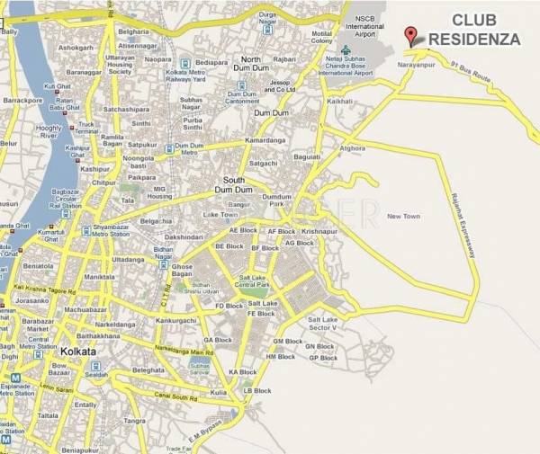  club-residenza Location Plan