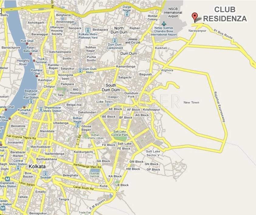  club residenza Location Plan
