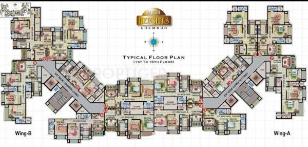 Images for Cluster Plan of Sheth Enterprises Heights