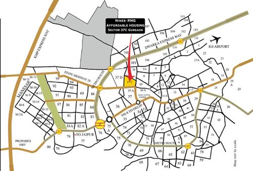  rmg-residency Images for Location Plan of Ninex RMG Residency