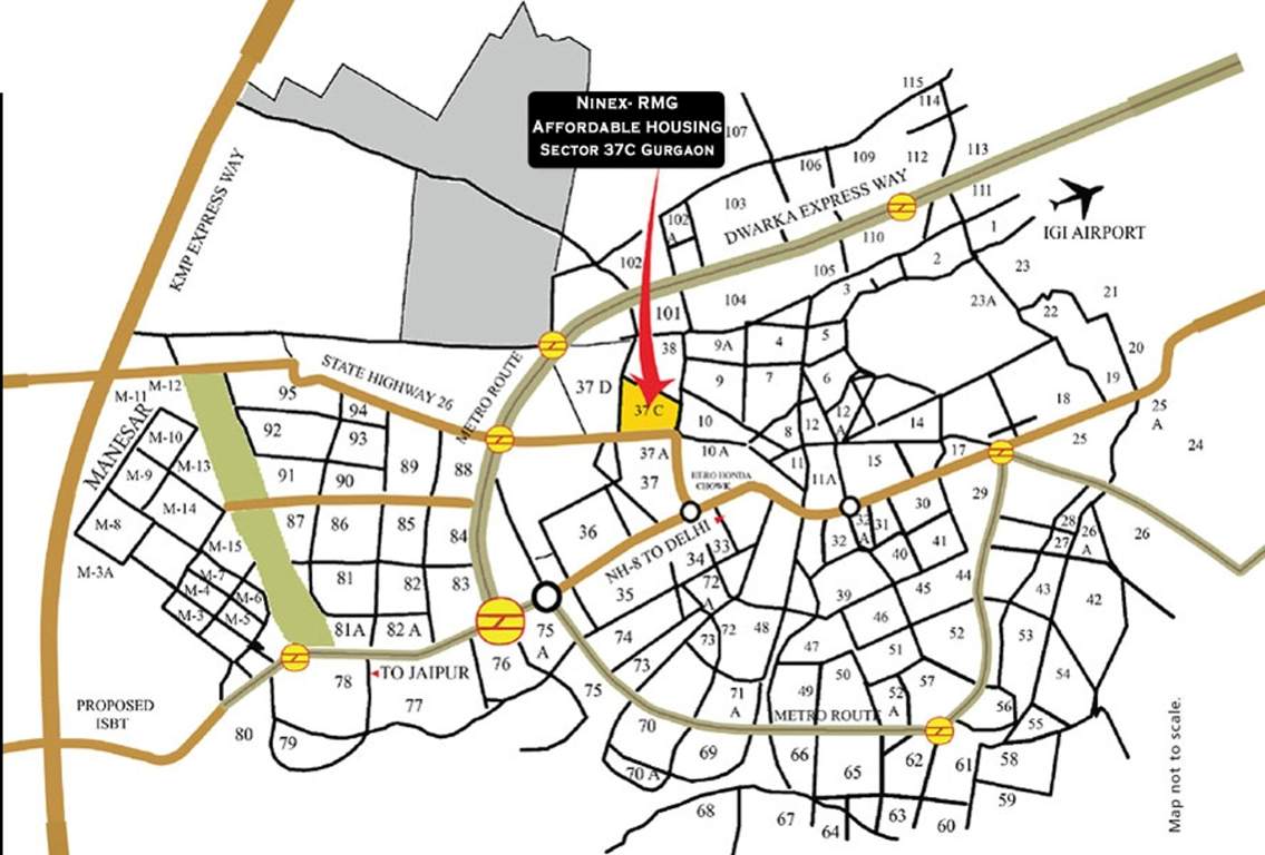 rmg residency Images for Location Plan of Ninex RMG Residency