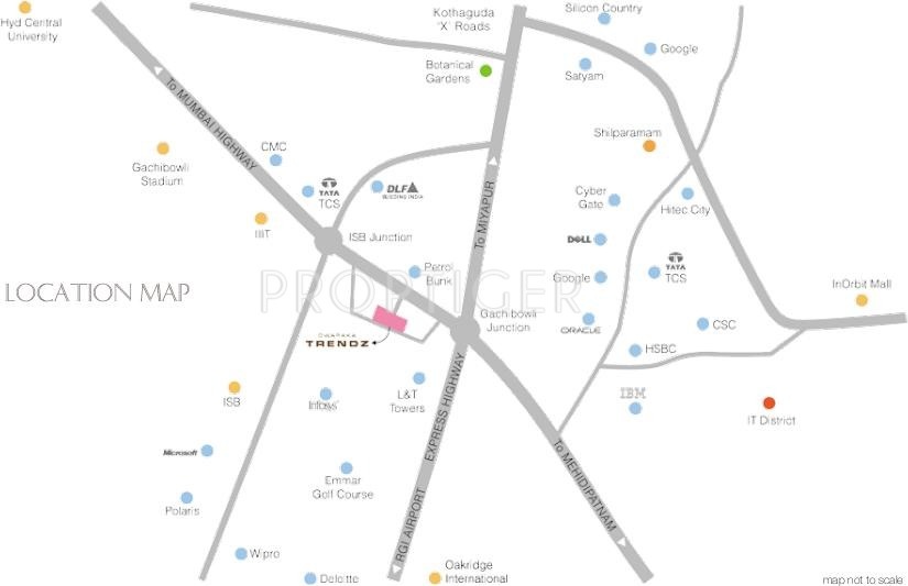 Images for Location Plan of Dwaraka Constructions Dwaraka Trendz