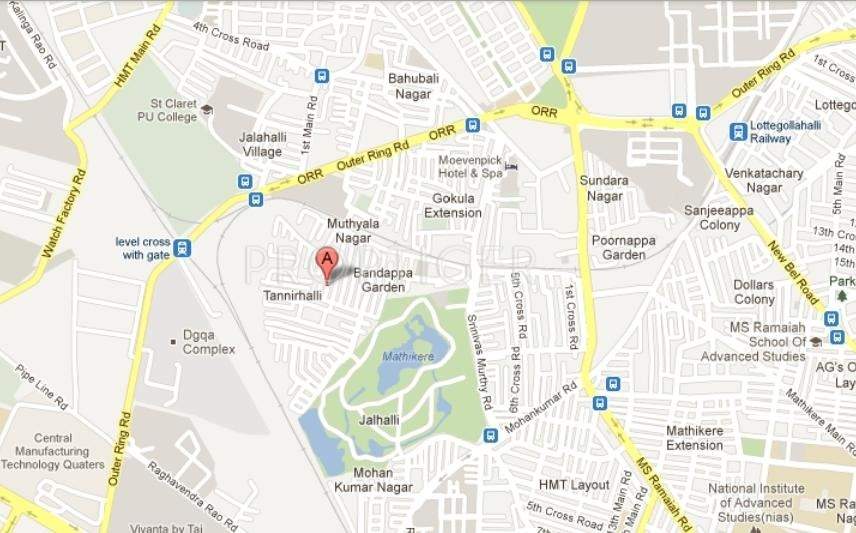 Bandappa BK Eternity Location Plan