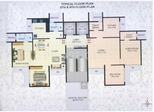 Images for Cluster Plan of Radheshyam Builder Satyam Ornate