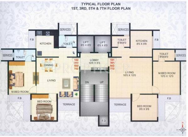 Images for Cluster Plan of Radheshyam Builder Satyam Ornate