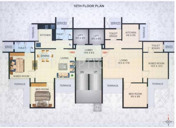 Images for Cluster Plan of Radheshyam Builder Satyam Ornate