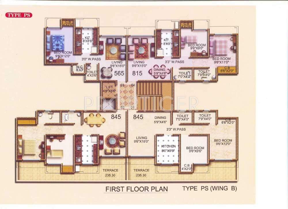 Images for Cluster Plan of Aakash Gagan Solitaire