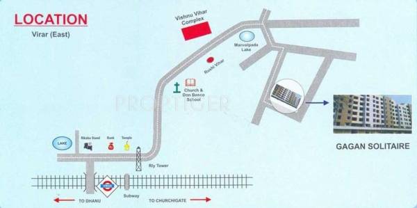 Images for Location Plan of Aakash Gagan Solitaire