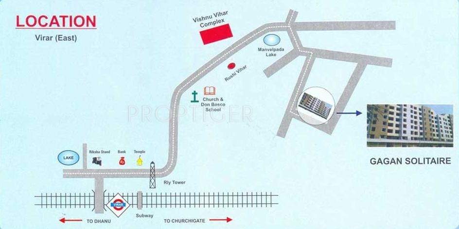 Images for Location Plan of Aakash Gagan Solitaire