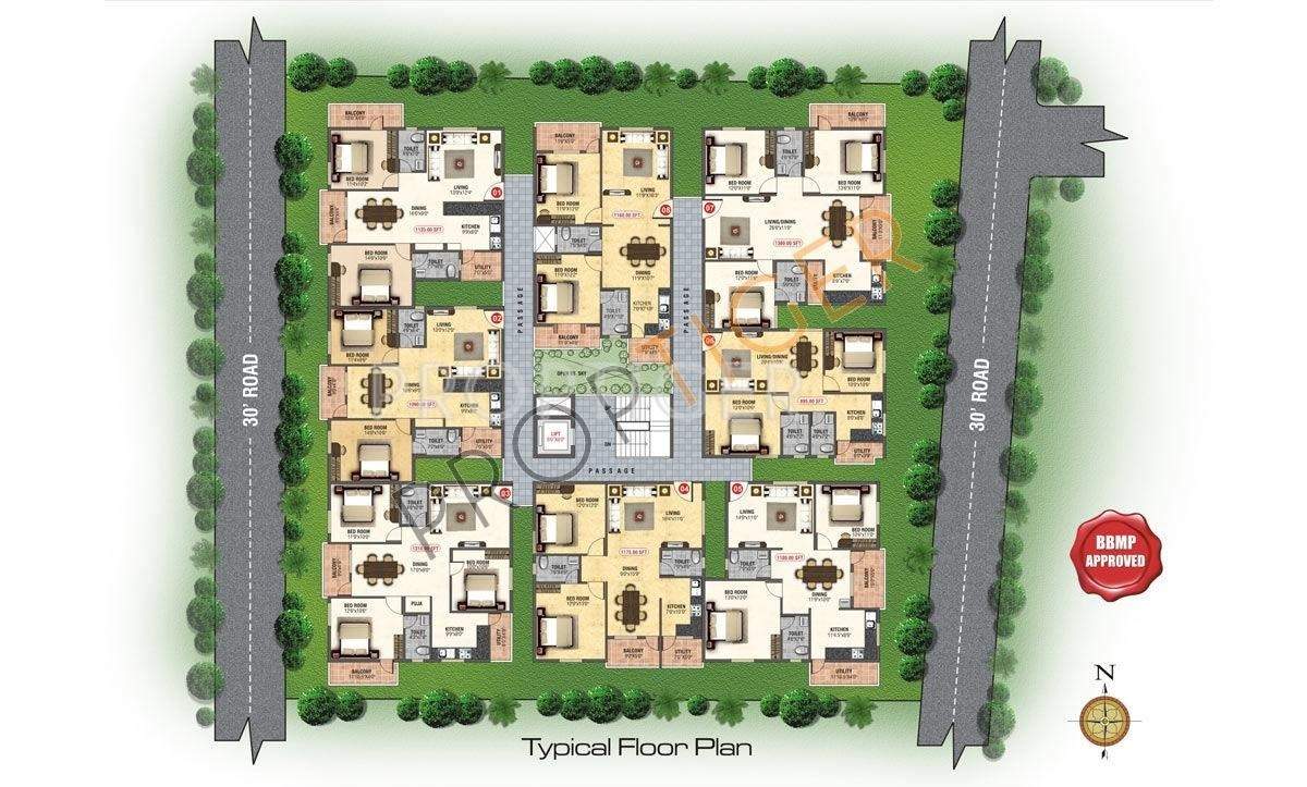 Images for Cluster Plan of Bhanu Construction Bhanu symphony
