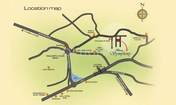 Images for Location Plan of Bhanu Construction Bhanu symphony