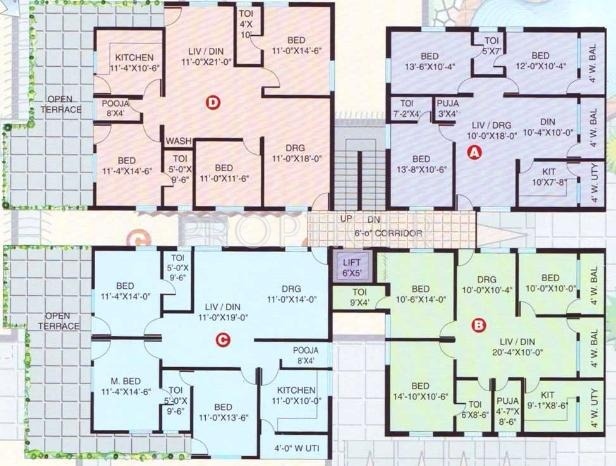 Images for Cluster Plan of SMR Developers SMR Vinay Estates