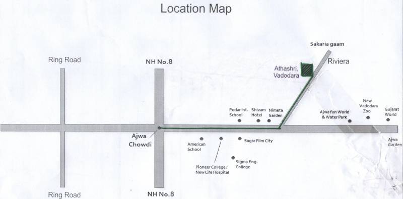 Images for Location Plan of Paranjape Athashri Vadodara