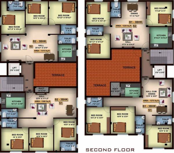 Images for Cluster Plan of Master Sri Venkateshwara Flats