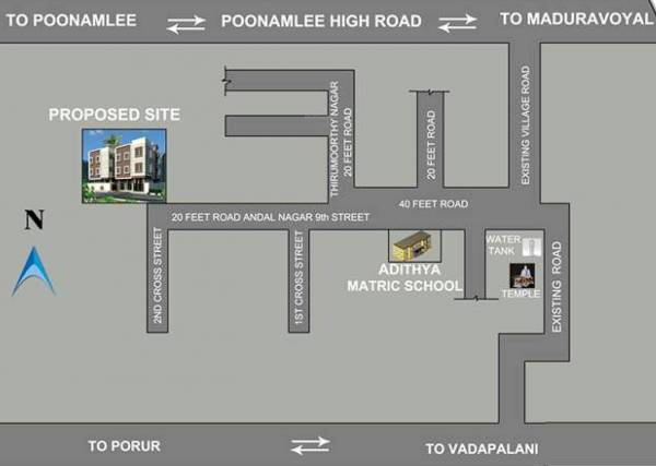Images for Location Plan of Master Sri Venkateshwara Flats