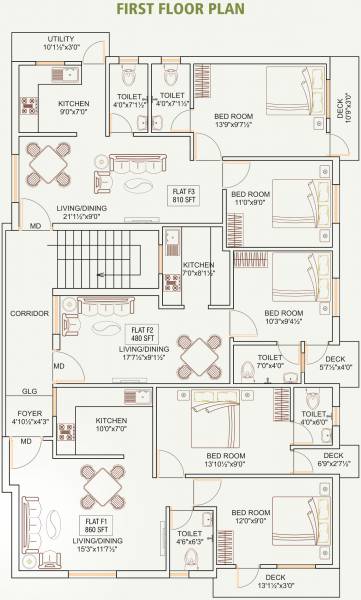Images for Cluster Plan of Oyester Brindavanam Images for Cluster Plan of Oyester Brindavanam