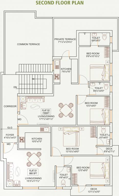Images for Cluster Plan of Oyester Brindavanam
