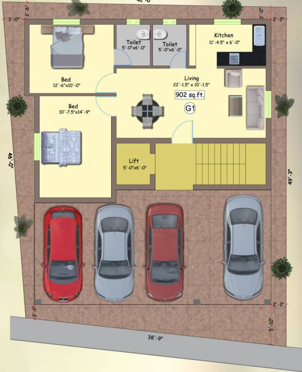 Images for Cluster Plan of Aliyah Gardenia