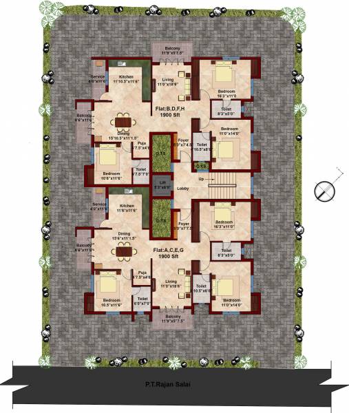 Images for Cluster Plan of KCee Bhavyam Images for Cluster Plan of KCee Bhavyam