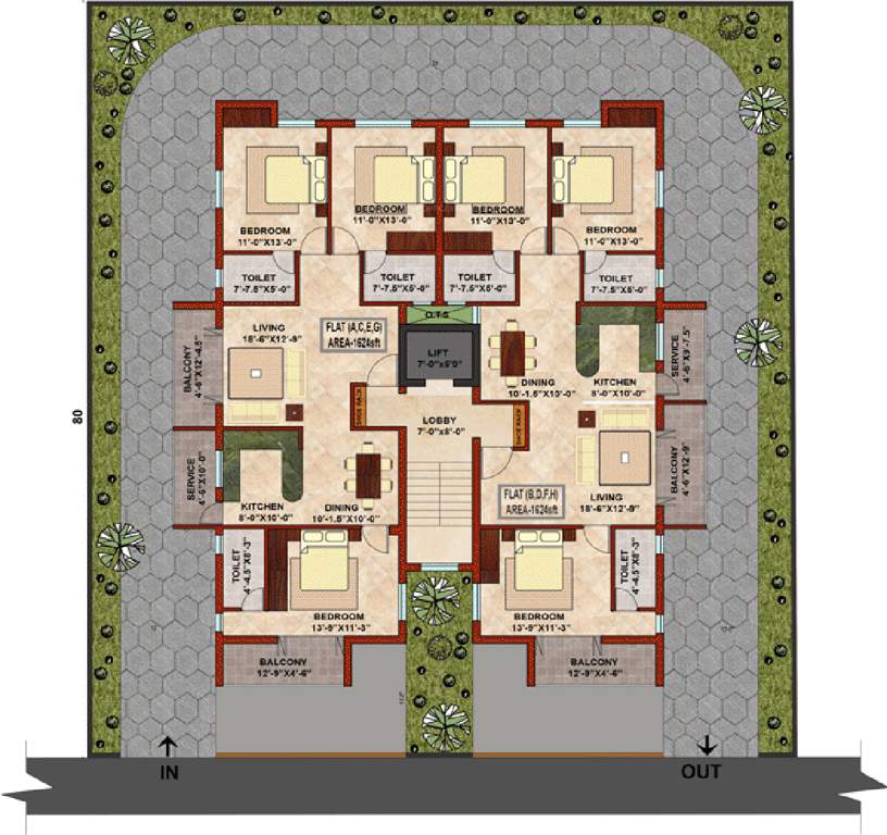 Images for Cluster Plan of KCee Sagarika