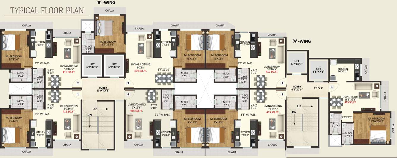  park phase 1 wing a b c and c extension Images for Cluster Plan of Panom Park Phase 1 Wing A B C And C Extension