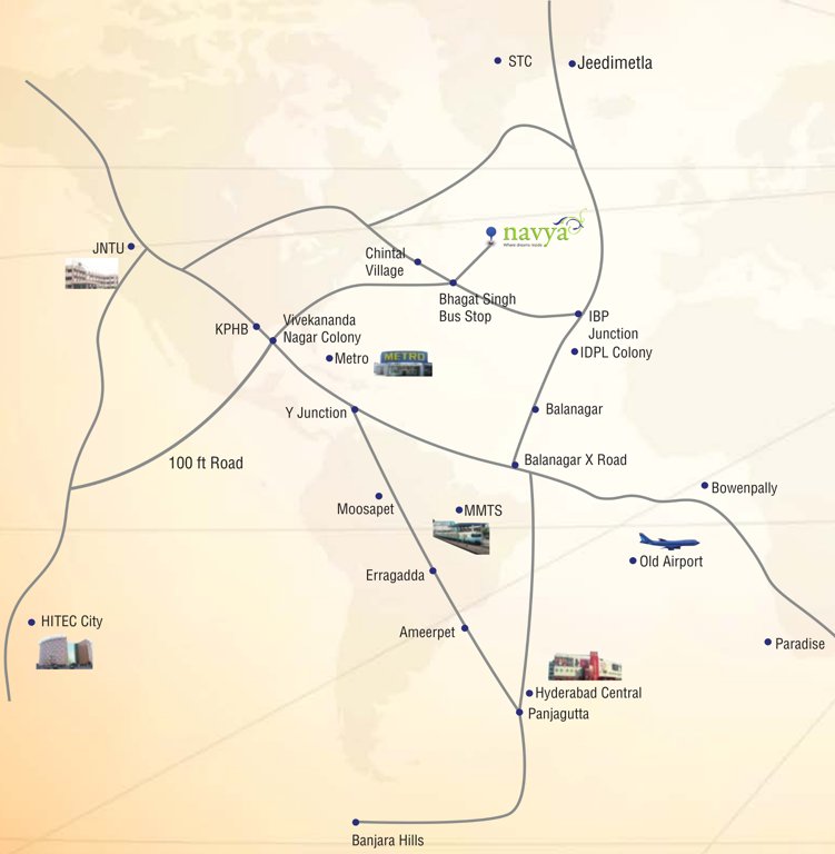  navya Images for Location Plan of Vasathi Navya