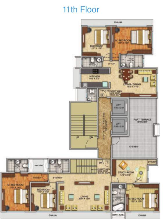 10 square Images for Cluster Plan of Sri Group 10 Square