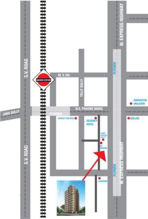 10 square Images for Location Plan of Sri Group 10 Square