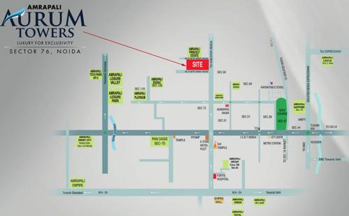 Images for Location Plan of Amrapali Aurum Towers aurum-towers Images for Location Plan of Amrapali Aurum Towers
