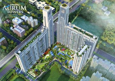 Images for Elevation of Amrapali Aurum Towers Images for Elevation of Amrapali Aurum Towers