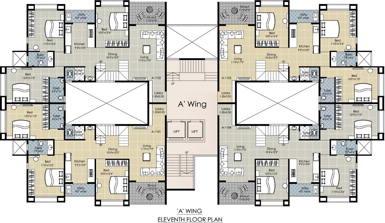 Images for Cluster Plan of Patil Prangan