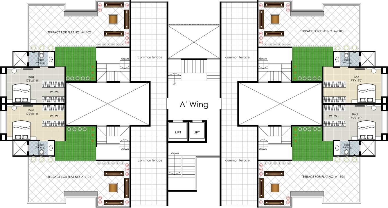 Images for Cluster Plan of Patil Prangan