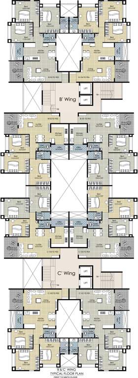 Images for Cluster Plan of Patil Prangan