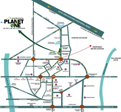  planet-one Images for Location Plan of Andromida Planet One