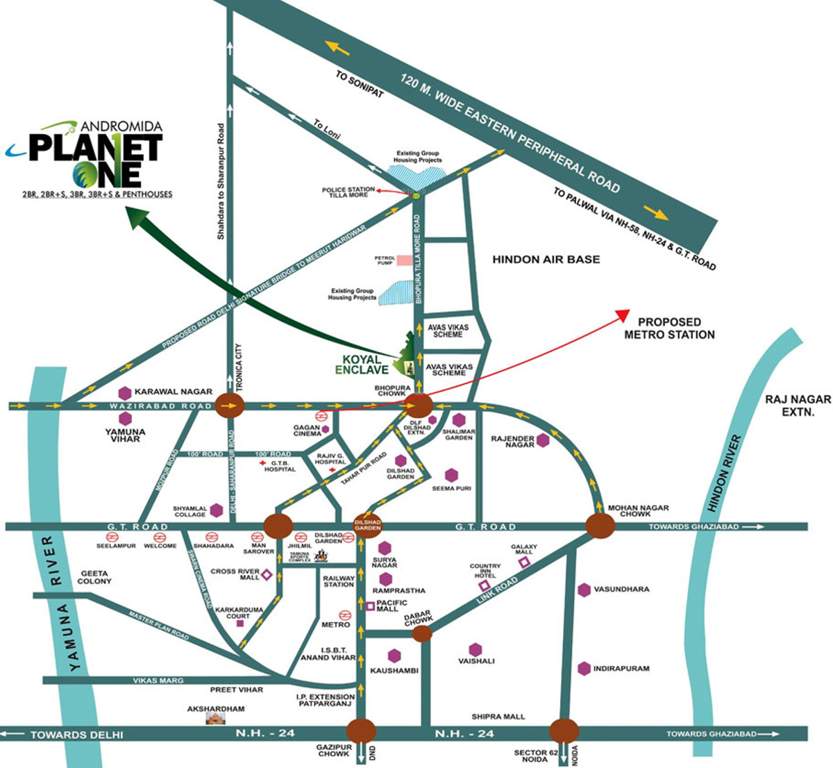 planet one Images for Location Plan of Andromida Planet One
