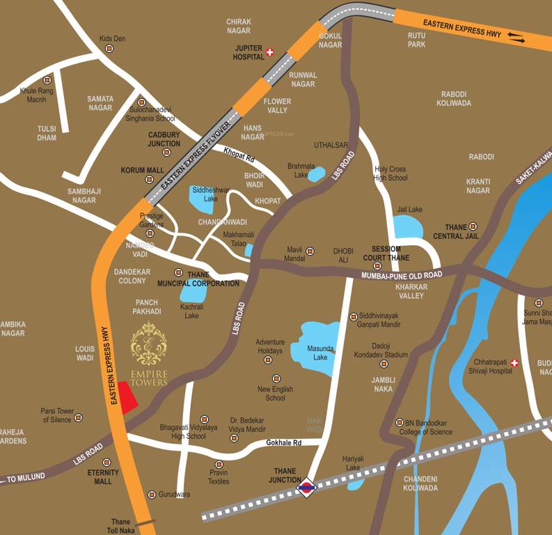 Images for Location Plan of Lakhani Empire Towers