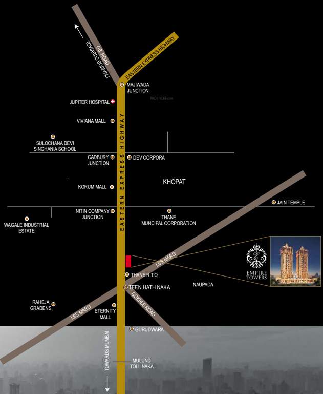 Images for Location Plan of Lakhani Empire Towers