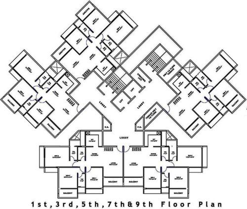  meera-aagan Images for Cluster Plan of Progressive Meera Aagan